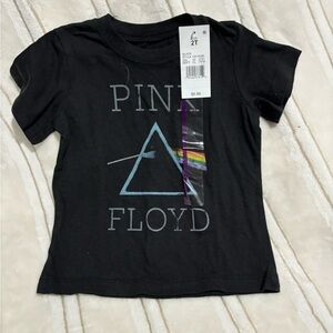 Toddler size 2T PINK FLOYD black t-shirt NWT